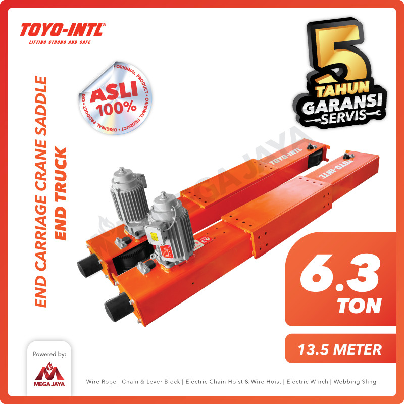 TOYO End Carriage / Crane Saddle 6.3 Ton