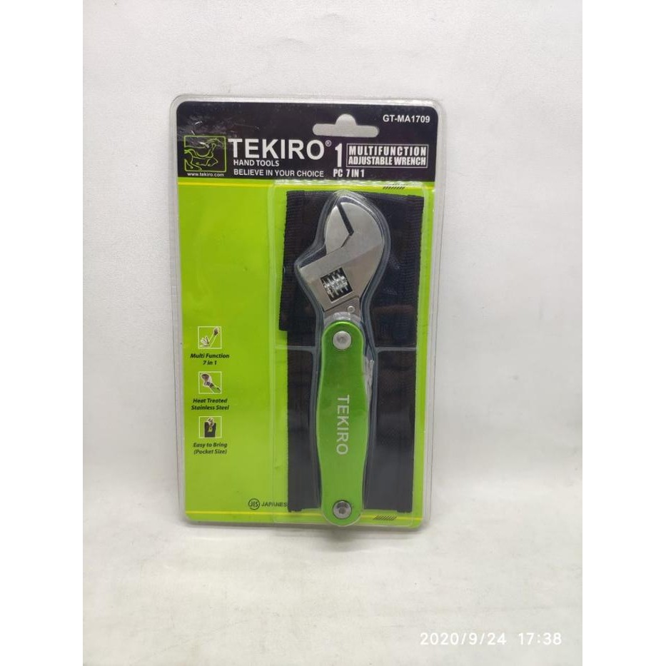 Kunci Inggris Lipat MUltifungsi Tekiro 7 In 1 / Kunci Inggris