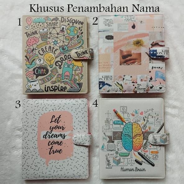 

Binder Costum Khusus Tambah Nama A5 Dan B5