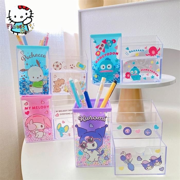 

Laci Susun Sanrio Cinamo Kuromi Pen Holder Rak Kotak Organizer Mini