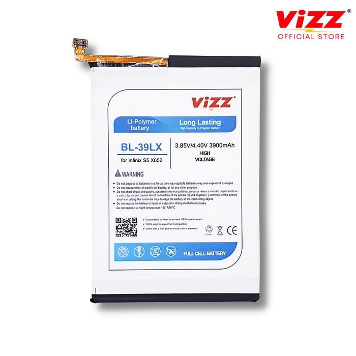 VIZZ Baterai Infinix BL-39LX Batre S5 X652 / S5 Lite X652B