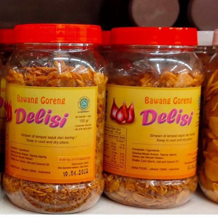 

3YC3 Delisi Bawang Goreng Brebes 100Gr