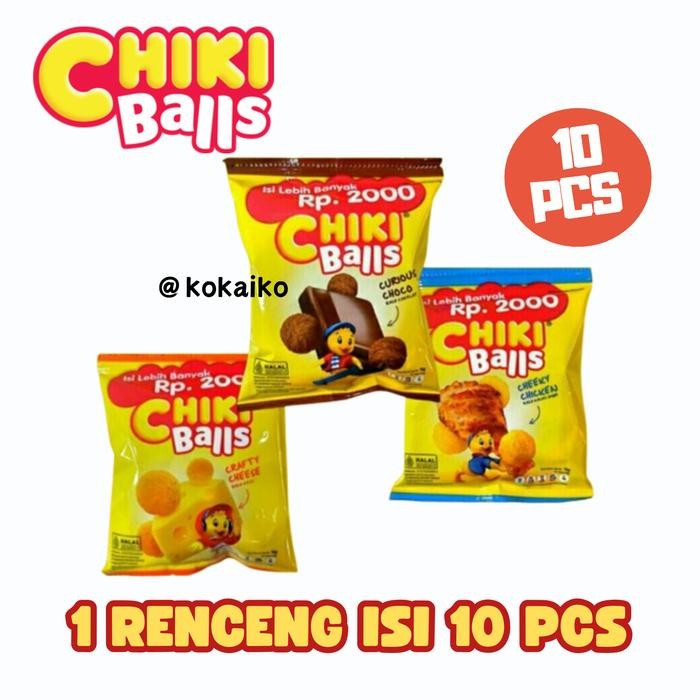 

3YC3 Chiki Balls 16Gram 1 Renceng Isi 10 Pcs - Ciki Snack