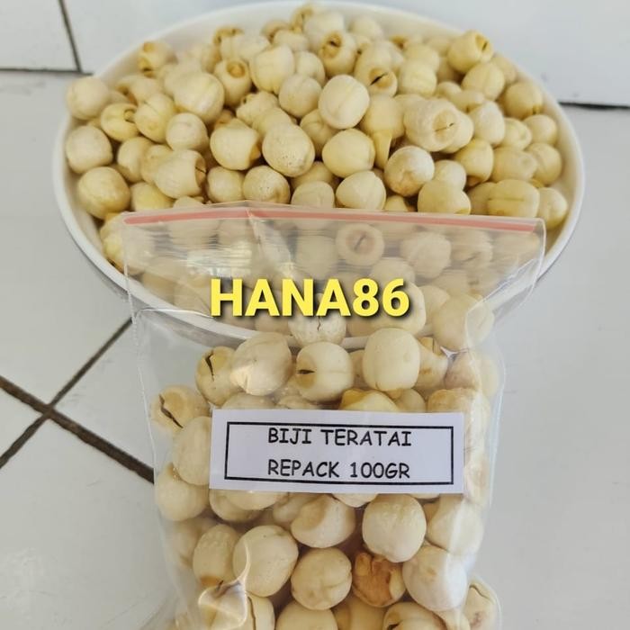 

3YC3 Biji Teratai/White Lotus Seed/Lianzhi Repack 100Gram