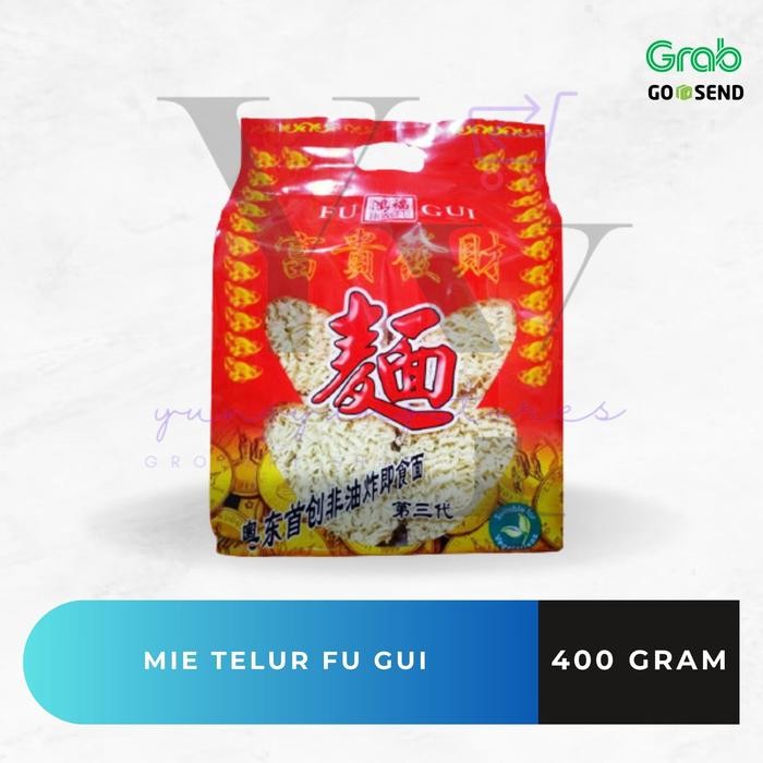 

H48Y Mie Telur Fu Gui / Mie Vegetarian / Fukui Mien 400 Gram