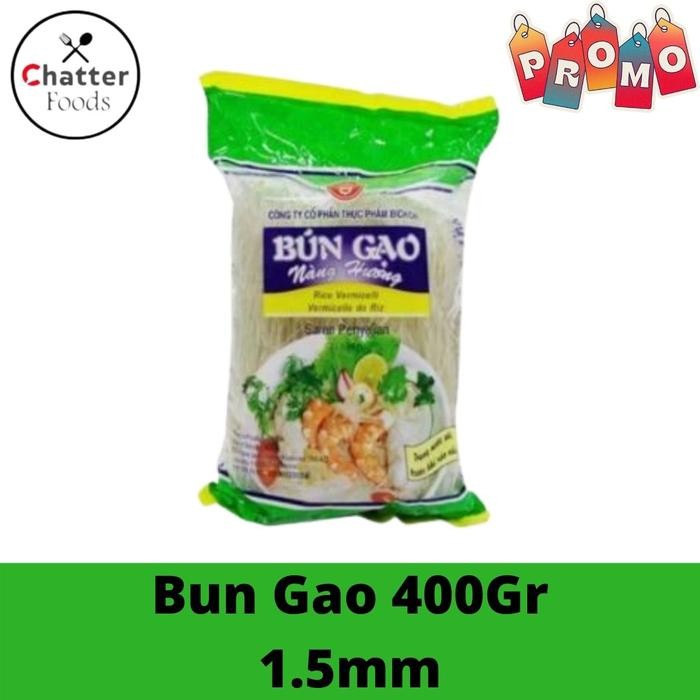 

H48Y Bun Gao Rice Vermicelli Bun Gao Bihun Kering Vietnam 400 Gr