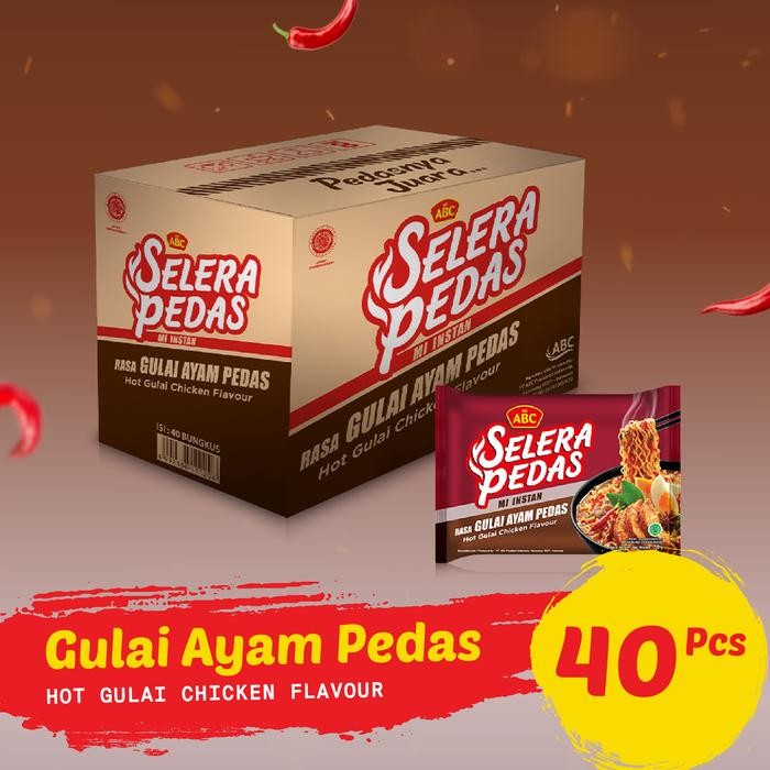 

H48Y Mie Abc Pack Selera Pedas Gulai Ayam Pedas (1 Ctn)