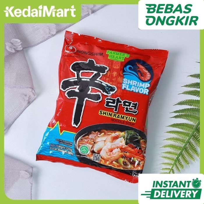 

H48Y Shrimp Shin Ramyun Nong Shim 120 Gram / Nongshim Shin Ramen