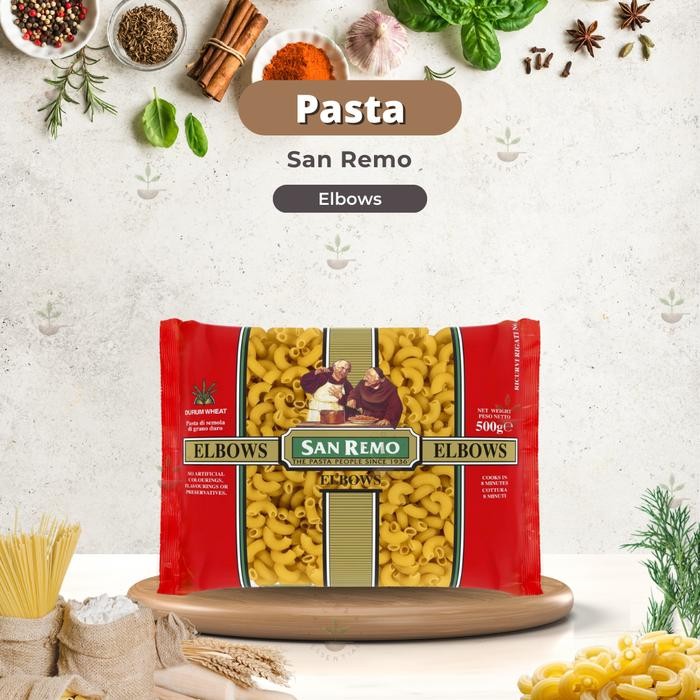 

H48Y San Remo Pasta Elbow 500 Gr - Pasta Elbow 500 Gr