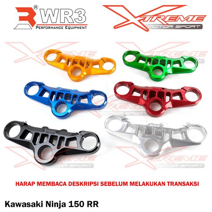 Segitiga Stang / Triple Clamp Wr3 Ninja 150 Rr 150Rr
