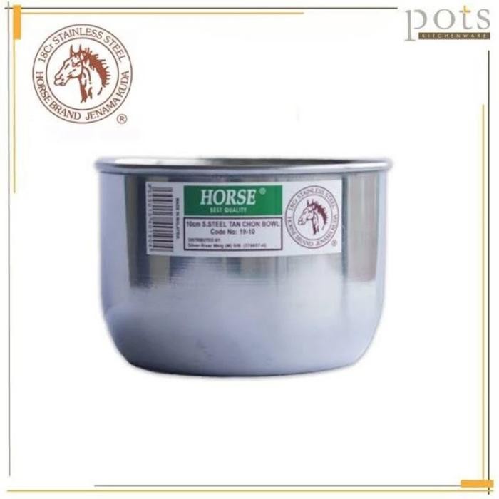 Mangkok / bowl stainless steel (Tan Chon Bowl) Horse