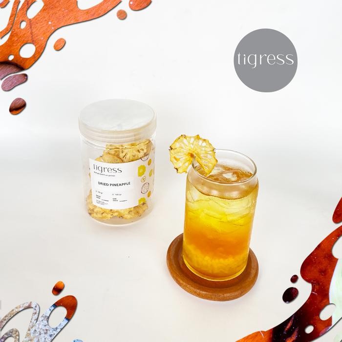 

Dried Pineapple Garnish / Topping Buah Nanas Kering Tigress