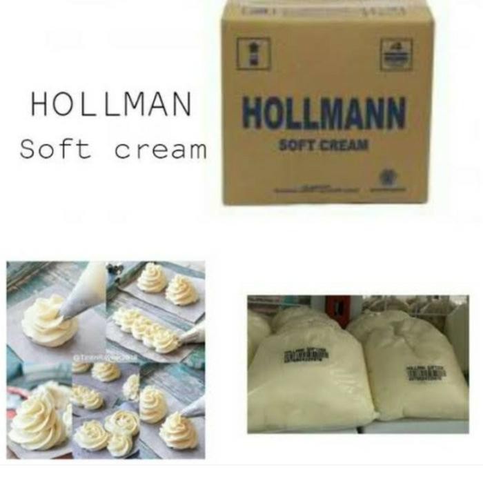 

Soft Cream Hollman berkualitas repack 500 gr / gram