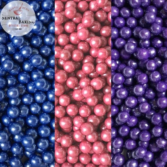 

Sprinkle Kue Mutiara Pink Biru Ungu / Springkel Springkle Hiasan Kue