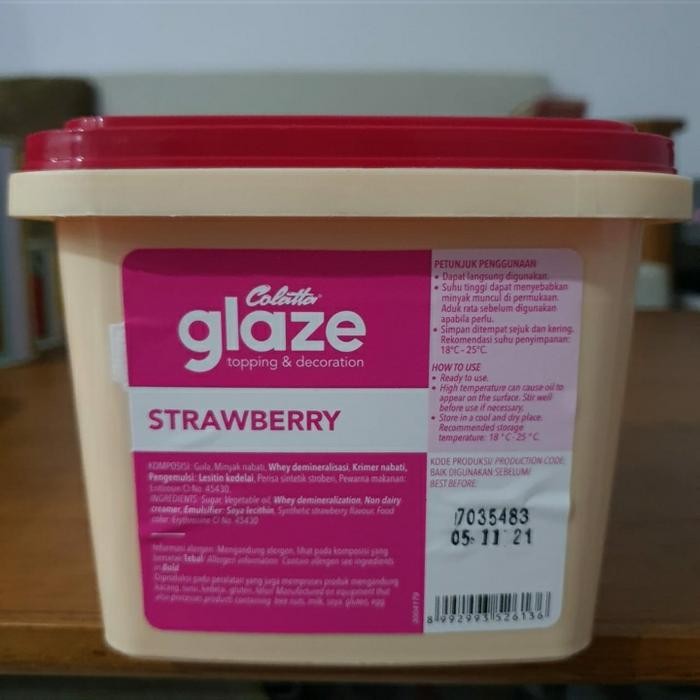 

Colatta Glaze Strawberry 1 Kg