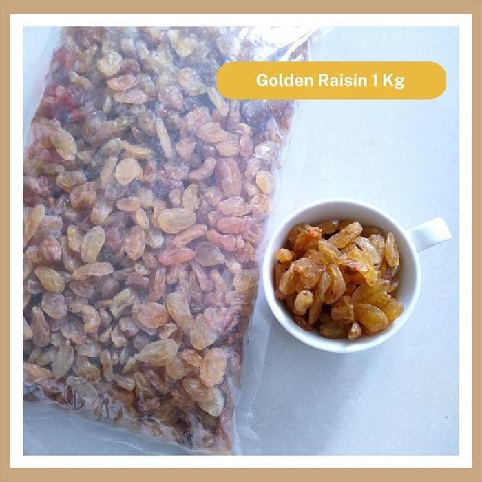 

Golden Raisin ( Kismis Kuning ) Rasa Enak Tidak Pahit - 1 Kg