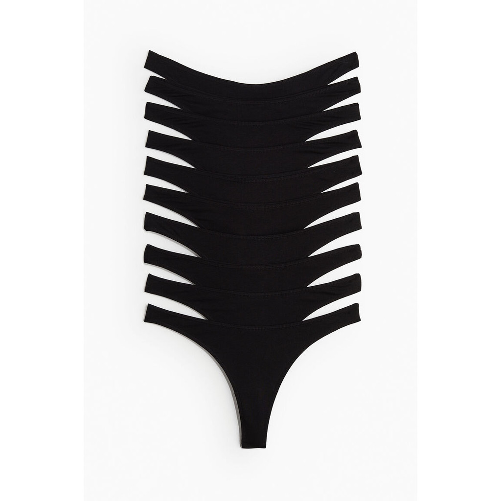 H&M 10-PAKET CELANA DALAM THONG KATUN