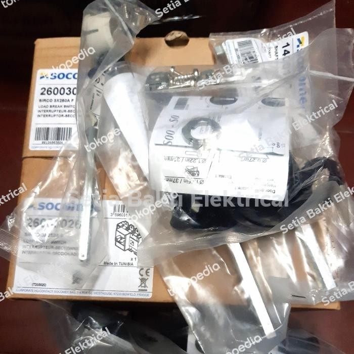 External Handle Socomec Lbs Dan Cos 200A 14212111 + 14001020
