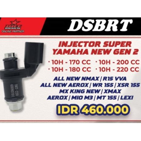 Injector Injektor Brt 150 170 180 200 220 250 300 350Cc Xmax Aerox Wr Mio M3 R15 Vva Mx King New Xsr