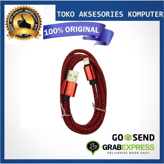 kabel data dan charger sumo IOS- Cable data & fast charging for IOS *