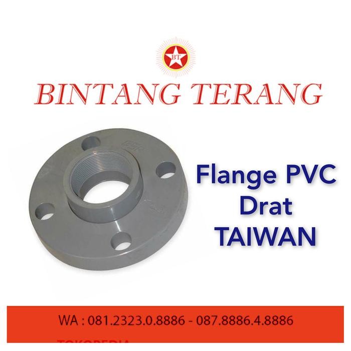 Flange drat PVC 1" Aw Taiwan / Flen drat / Flandes / Flange pvc drat