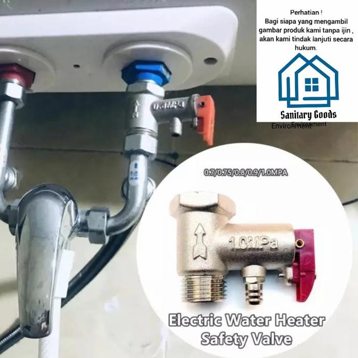 Safety Valve Water Heater