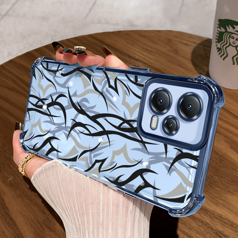 Casing Hp untuk Xiaomi Redmi Note 12 4G Case Casing Graffiti batang pola Silikon Softcase HP Kesing 