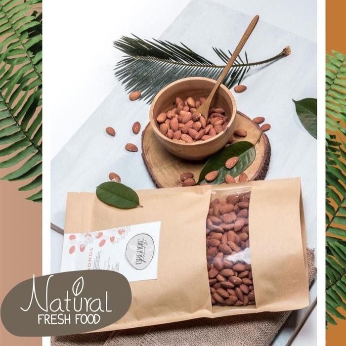 

ROASTED ALMOND 500 GRAM / KACANG ALMOND PANGGANG 500 GRAM IMPORT USA ORGANIC PARADISE