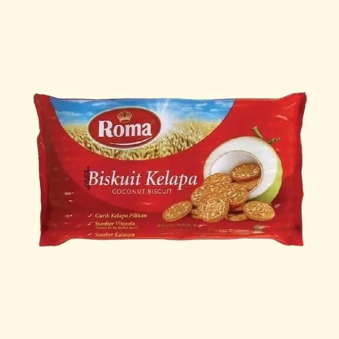 

BISKUIT ROMA KELAPA 300 GR / BISKUIT KELAPA MAYORA