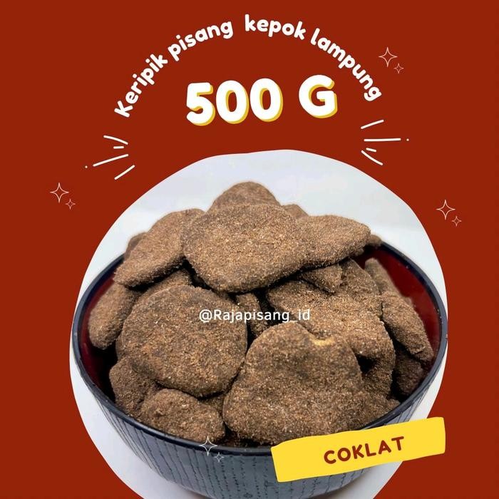 

PROMO!! 500G KERIPIK PISANG COKLAT & ANEKA RASA KHAS LAMPUNG FOOD SNACK CEMILAN (KOIN) PISANG COKLAT