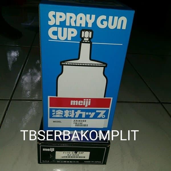 Terbagus Meiji F110-S13 Spraygun Tabung Bawah Original Made In Japan Nozzle