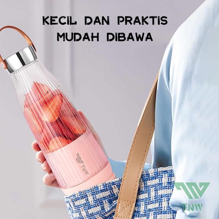 TNW KJ6 JUICE BLENDER PORTABLE 6 PISAU JUICER MINI BOTOL BLENDER KAPSUL MURAH BLENDER JUS BUAH