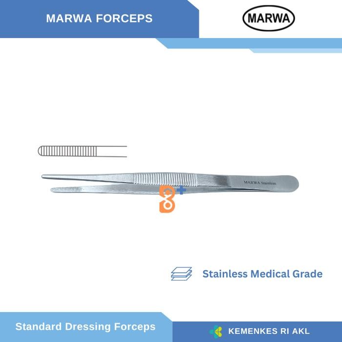 NEW PINSET ANATOMIS 20 cm / THUMB DRESSING FORCEP