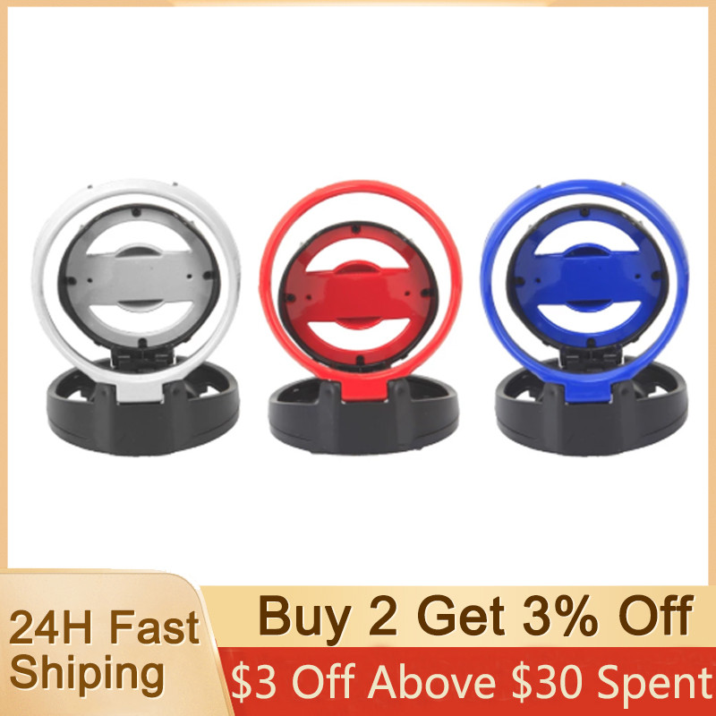 Foldable Car Vehicle Cup Holder Air Vent Outlet Drink Coffee Water