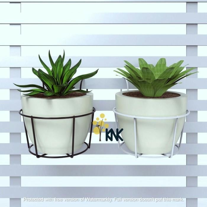 Mode Vintage Knk Rak Tanaman Hias Besi Gantung Rak Pot Bunga Besi Gantung -