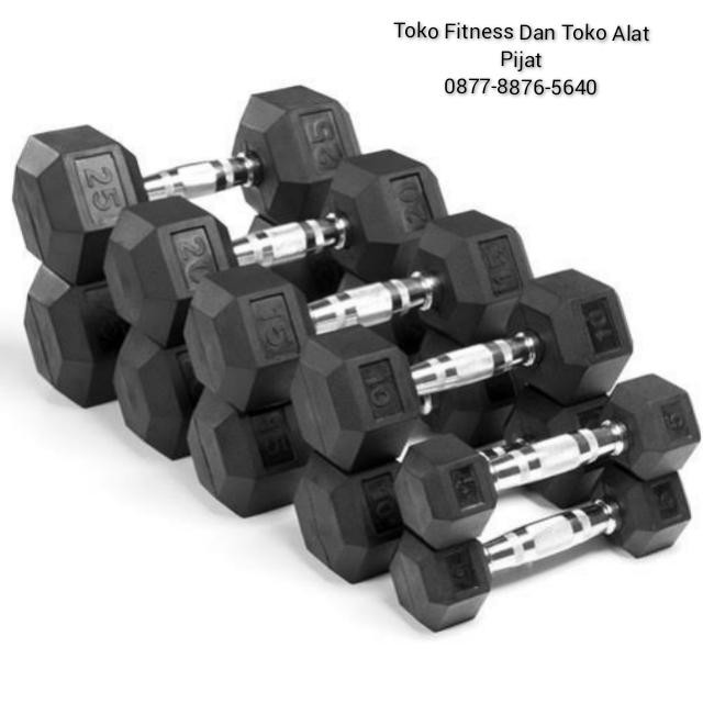 Dumbell Hexagonal Berat 25Kg Pair