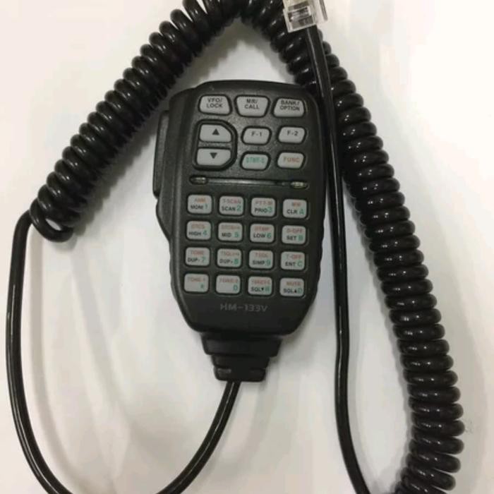 EXTRAMI MIC ICOM HM 133V PTT MIC RADIO RIG ICOM 2300H ICOM 2200 MURAH
