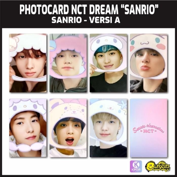 (Allthebest) PHOTOCARD SET PREMIUM UNOFFICIAL NCT DREAM X SANRIO PRINT 2 SISI