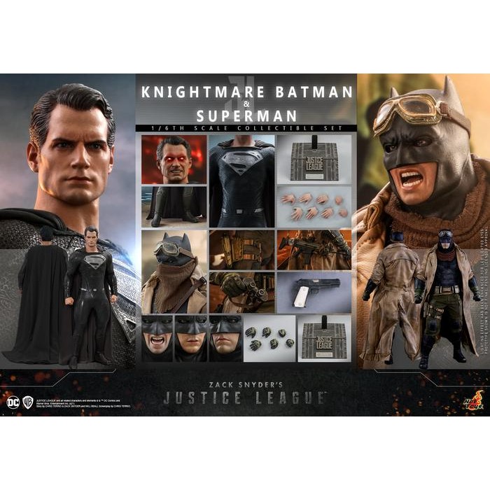 Hot Toys Knightmare Batman & Superman Zack Snyder Justice League