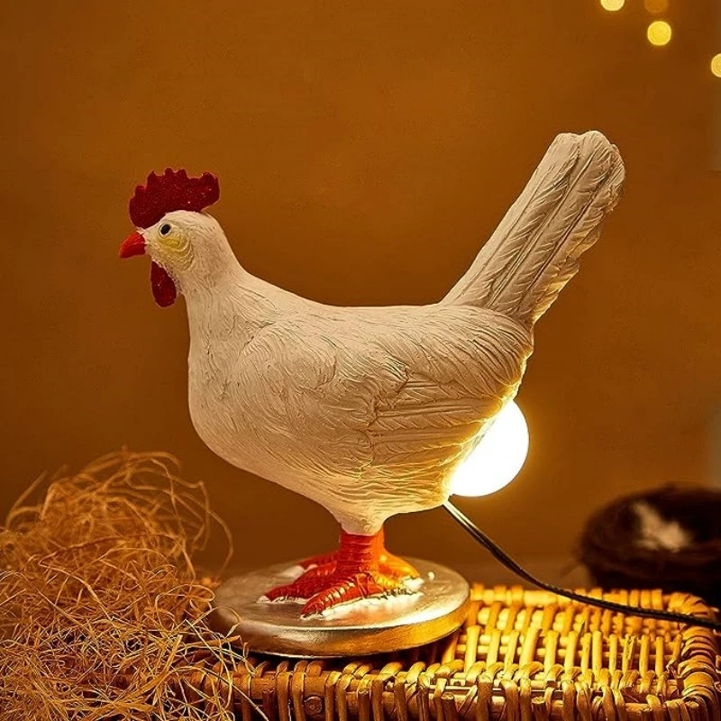 

Decorative Night Lights Simulated Animal Funny Easter Home Decor Party Carnival Chicken Lamp Chick