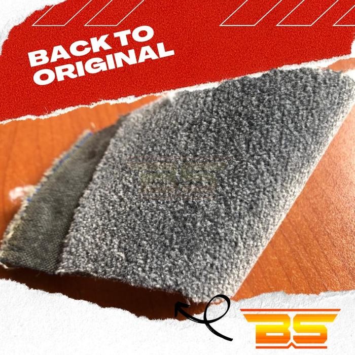 Bahan Jak Mobil Kain Bludru Abu, Kain Jok Mobil Original