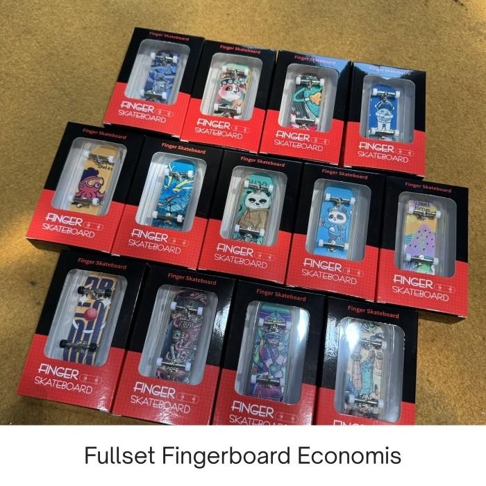 ORIGINAL Fingerboard Fullset Economis Finger Skateboard READY STOCK