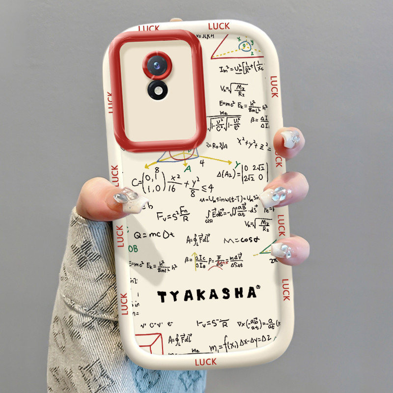 Casing Hp untuk VIVO Y02 Y02A Y02T Y11 2023 Case Casing pola Rumus perhitungan Kasing HP Cesing Puff