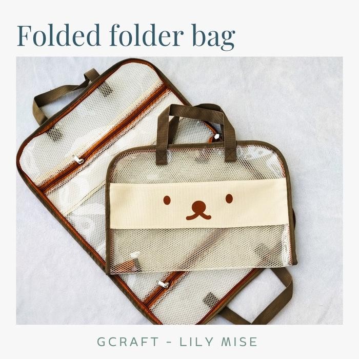 

ASLI folded folder bag - tas folder - tas map - tas les Stationery READY STOCK