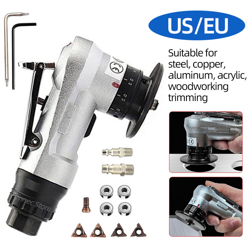 Pneumatic Chamfering Machine Mini Metal 45 Degree Portable Chamfering Trimmer Pneumatic Tools Blades