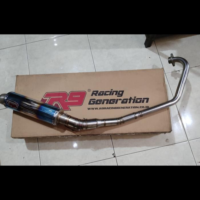 (TERLARIS) Knalpot R9 new mugello full set original N ew Vxion R15 Byson Cb150R (TERBAIK) (TERBARU)