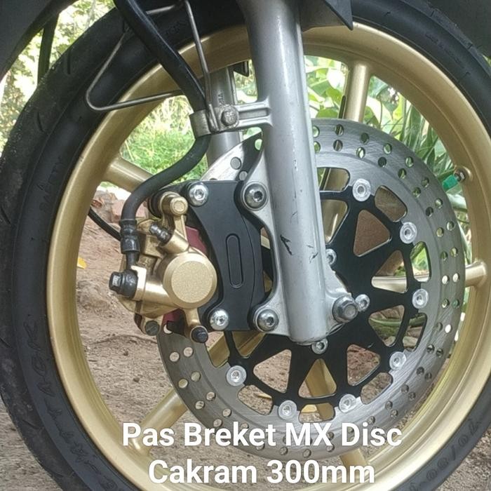 Aitech Bpro - Breket Disc Cakram 300Mm Kaliper Standar Jupiter Mx Z1 Vega Zr R New