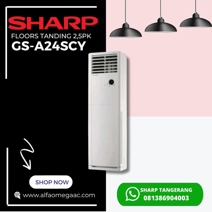 AC FLOOR STANDING 2.5 PK SHARP GS-A24SCY AC STANDING 2.5 PK SHARP
