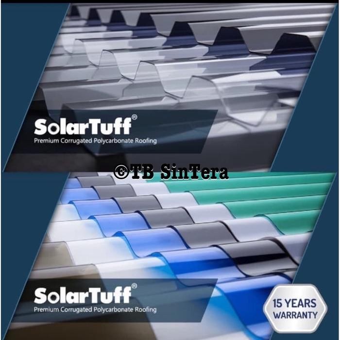 Solartuff Atap Polycarbonate Greca/Roma Trimdeck