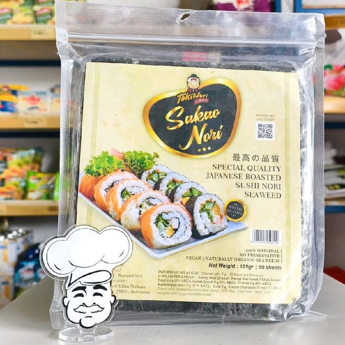 

Sakao Nori / Sushi Nori / Rumput Laut Sakao Nori (Isi 50Pcs)
